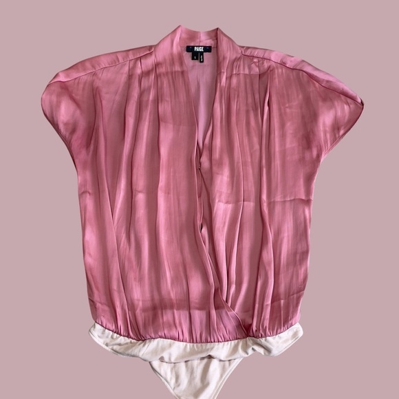 Paige Dijon Bodysuit in Lipstick Pink Small - Picture 10 of 14